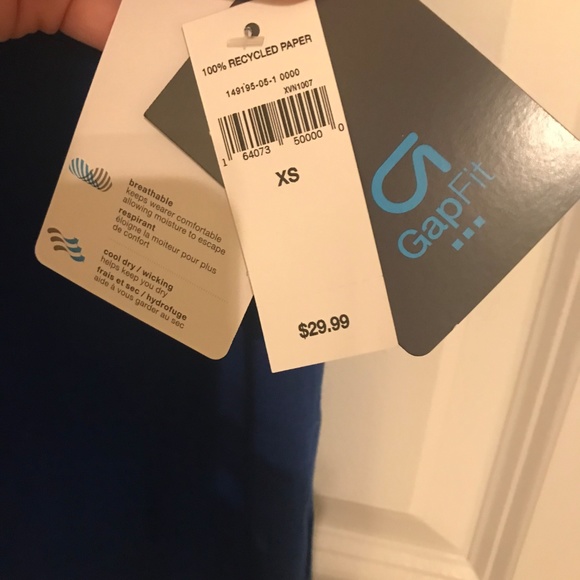 Gap Fit T-Back Tank - Bright Blue XS - Picture 3 of 3